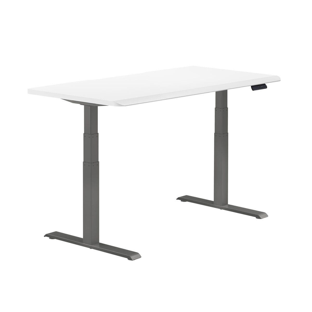 VARI Electric Standing Desk, White, Item Number 2038995